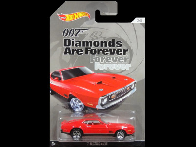 HotWHeeLs 007 2of5 007 Diamonds are forever '71 MUSTANG MACH1 2